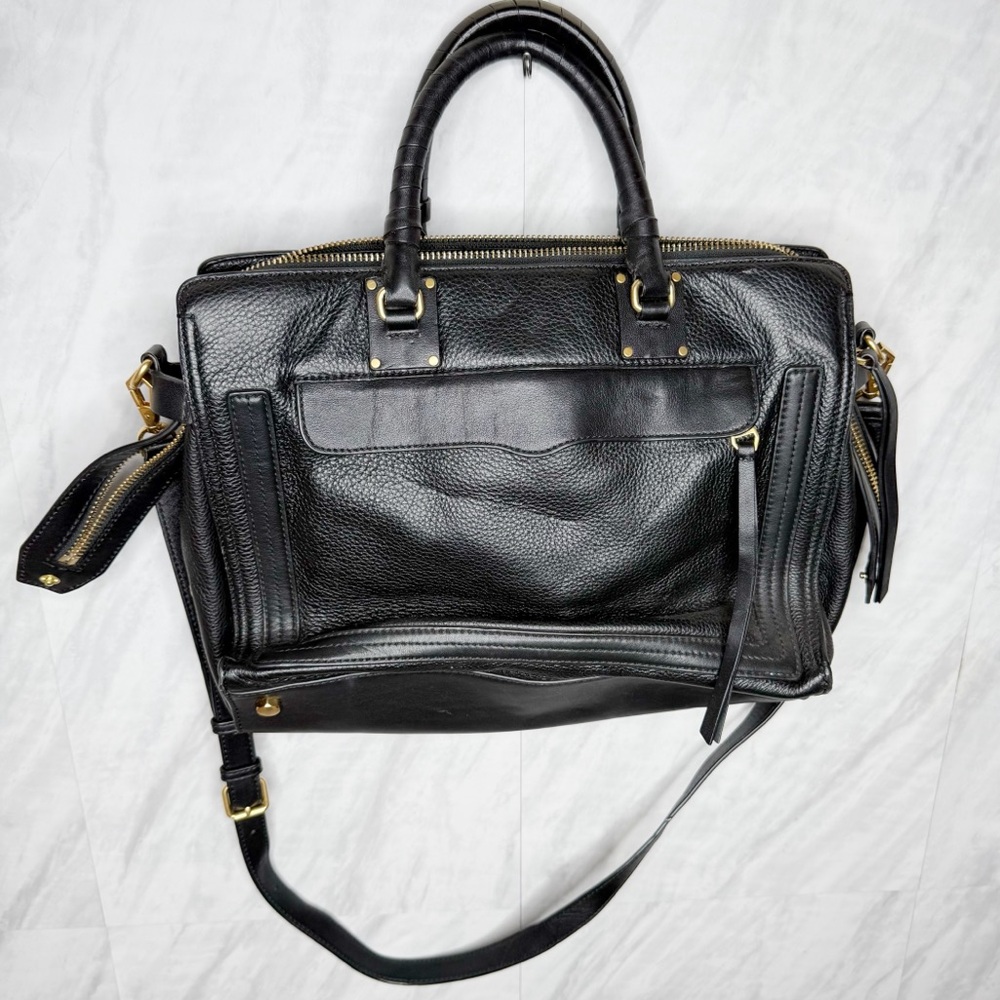 Rebecca Minkoff Bree Leather Satchel Crossbody Bag NEW